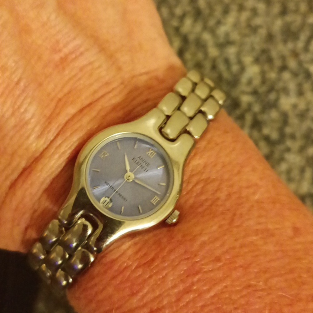 Anne Klein III blue dial women's bracelet watch